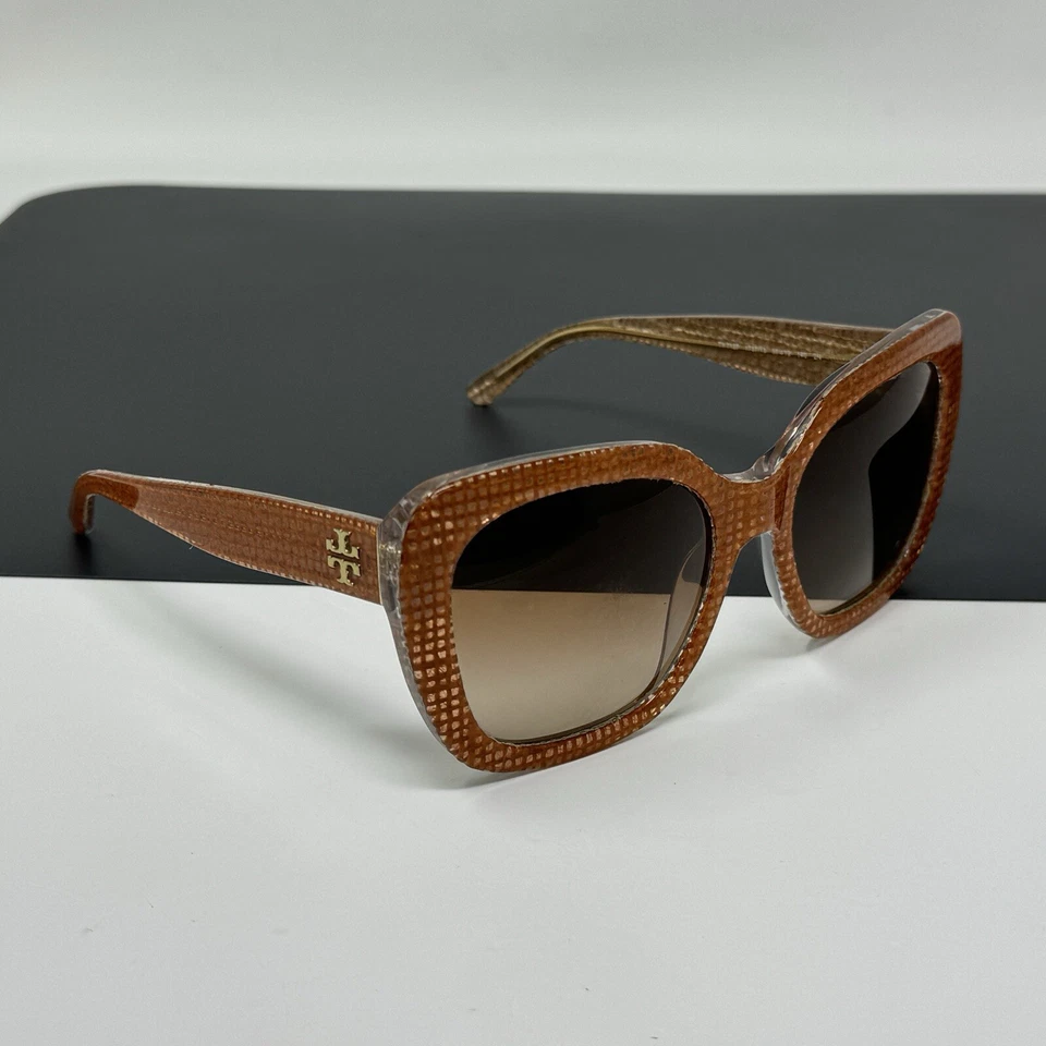Gafas de sol Tory Burch marco lentes rayadas TY 7127 naranja/claro Foto 2 de 4
