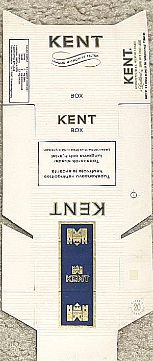 KENT - Vintage Collection - 80s - FINLAND 🇫🇮 - Empty