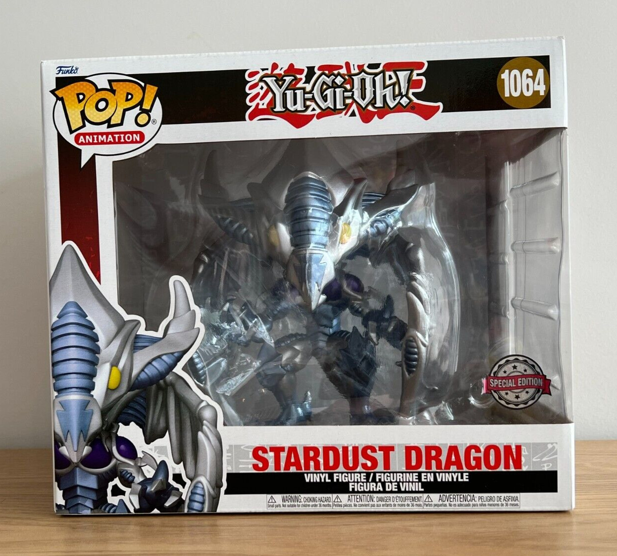 Vinilo Funko Pop - Animación - Yu Gi Oh - Stardust Dragon - #1064 Edición Especial