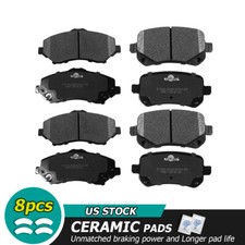 Front & Rear Ceramic Brake Pads for Dodge Grand Caravan Chrysler Town & Country