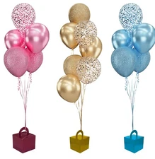 1 Pc - HELIUM BALLOON BOX WEIGHTS WEDDING CHRISTENING BIRTHDAY PARTY CAKE BOX ML