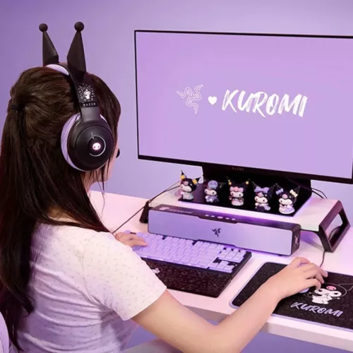 Cuffie cablate Razer x Sanrio Kuromi nuove edizione limitata - Foto 8 di 8