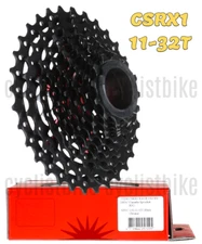 SunRace CSRX1 11-32T Black Cassette Road Bike 11-Speed NIB