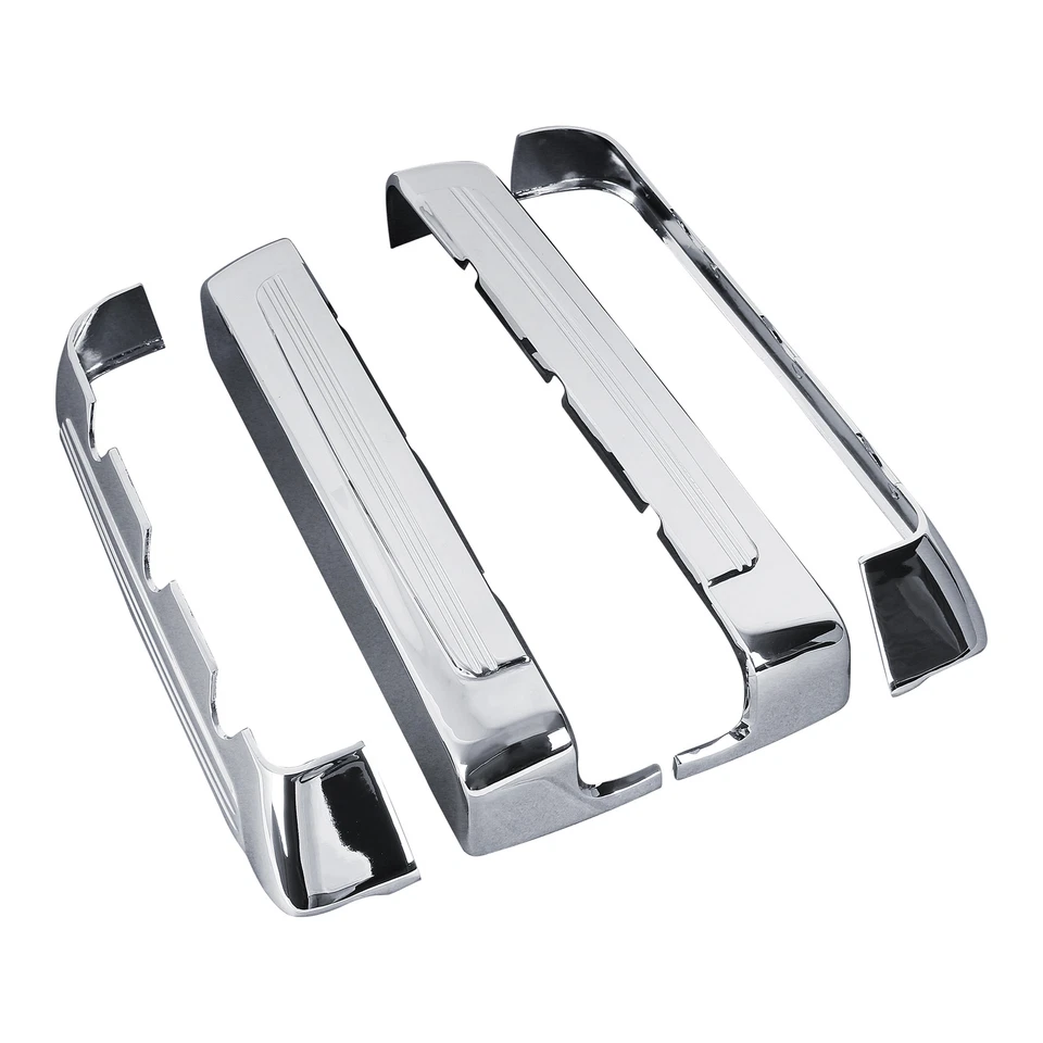 Cubiertas de válvula de iluminación cromadas aptas para Honda Goldwing 1800/F6B GL1800 2001-2017 Foto 4 de 4