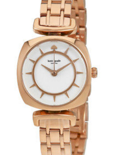 Kate Spade KSW 1135 neon geranium watch KATE SPADE Holland Neon Geranium Leather Strap Watch 34mm  main image 2
