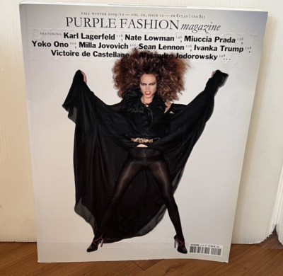 PURPLE FASHION MAGAZINE Fall Winter 2009 2010 Yoko Ono 10 Vol III