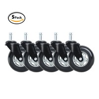 Office Chair Wheels Replacement Rubber Chair Casters For Hardwood Floors And ... on sale Office Chair Wheels Replacement Rubber Chair Casters For Hardwood Floors And ... on sale