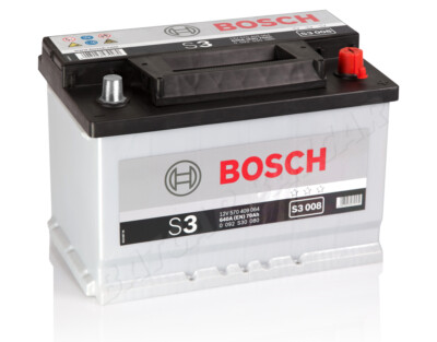 Startebatterie BOSCH 12V 70Ah 640 A/EN S3 008 70 Ah TOP ANGEBOT SOFORT & NEU