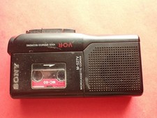 Sony M-527V Lecteur Enregistreur Vocal Microcassette Portable *Pour Pièces* avec Ruban