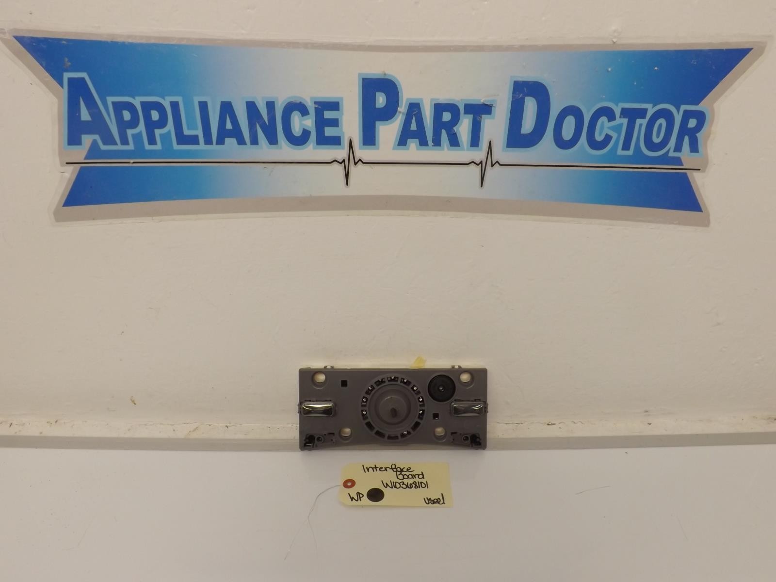 Whirlpool Washer W10368101 Interface Board Used