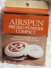 Coty Airspun Pressed Powder Compact 4 Oz Translucent  NOS