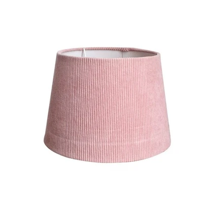 Abat-Jour Rose Style Minimaliste Abat-Jour Côtelé Design Moderne - Photo 1/4