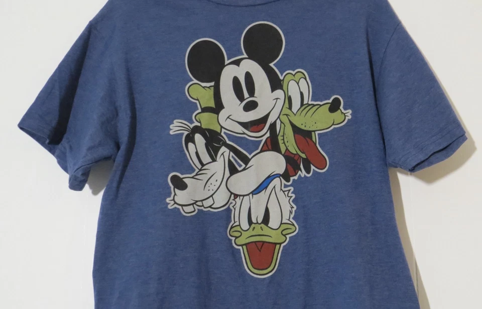 Camiseta Disney Niños Jóvenes XL Azul Pato Mickey Donald, Pluto, Goofy Foto 4 de 4