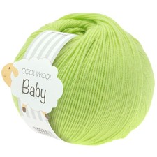 Lana Creativa! Lana Grossa - Cool Wool Baby - Fb. 228 lime 50 g