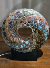 8.7" Handmade Rodin Coil  with Natural Stone Resin