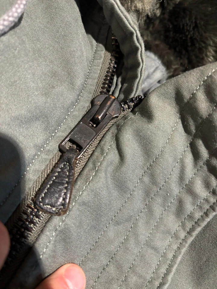 Chaqueta Parka De Colección Años 90 Militar de EE. UU. Clima Extremo Frío N-3B Talla Grande Foto 4 de 4