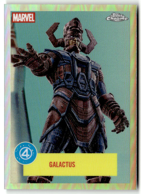 Topps Marvel Studios Chrome 2025 No. FF-7 Galactus First Steps Refractor