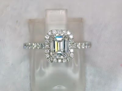 Natural 1.05ct Diamond Ring In 14ct White Gold  + Valuation