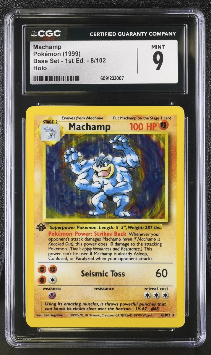 First Edition Pokémon Machamp Individual Cards for sale - eBay