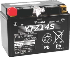 Yuasa Battery YUAM72Z14 YSA Maintenance Free Battery