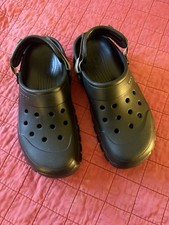 Crocs Classic All-Terrain Clogs. Black. Men s 10, Women s 12