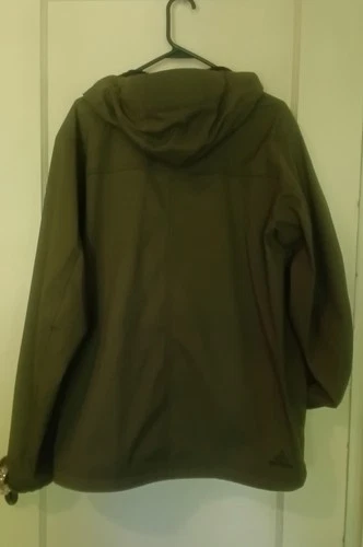 PrAna Zion Jacket Mens L Green Wind Rain Resistant Performance Outdoor Hooded image 2