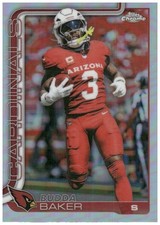 2025 Topps Chrome Football Refractor Budda Baker #8 Cardinals