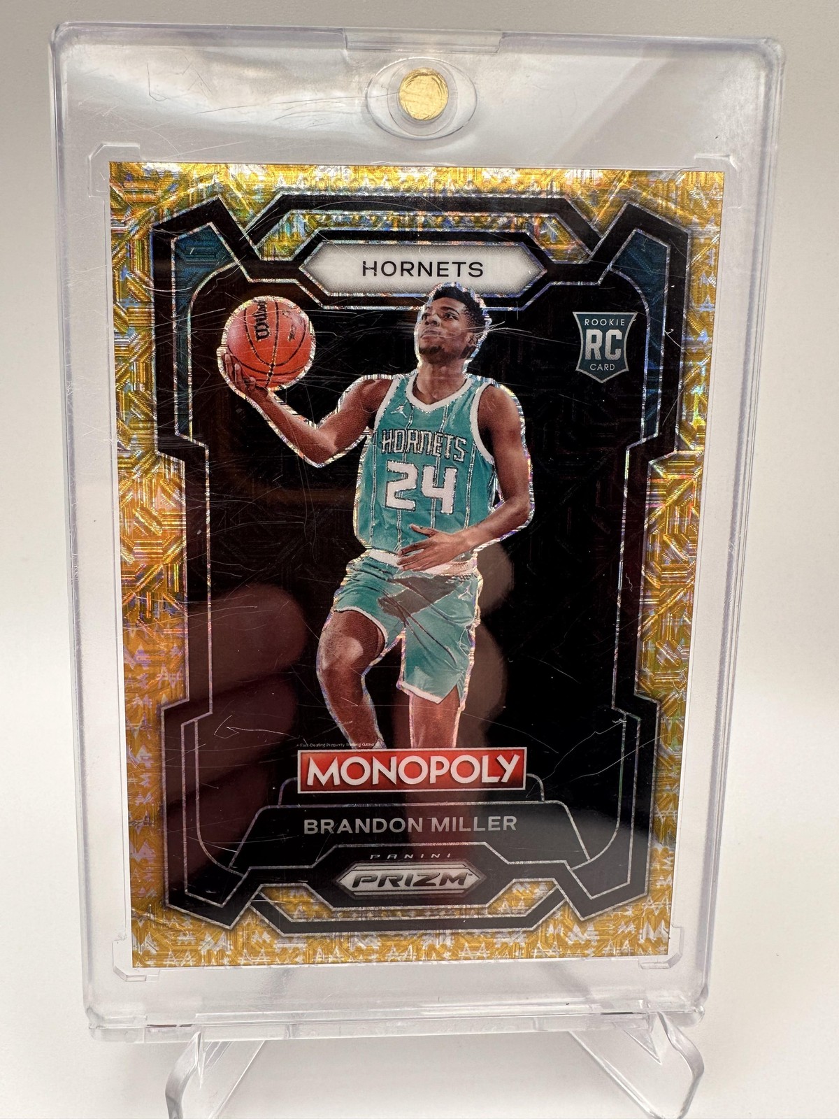 2023-24 Panini Prizm Monopoly #15 Brandon Miller Silver