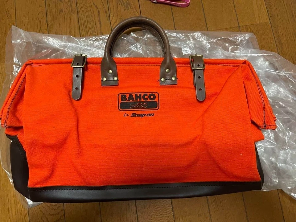 Snap-on x BAHCO Toolbox, LL Bean Tote Bag, Orange, Size: Approx. 500x300x200 - Image 2 of 4