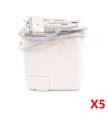 Lot of 5 OEM Apple A1436 45W Power Charger AC Adapters for MacBook Pro