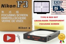 RARE M RED DOT Top MINT NIKON TYPE CROSS-HAIRS Focusing Screen For F3 JAPAN