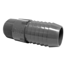 Manufacturer Varies PVC Reducing Male Adapter, Insert x MNPT, 1 in x 3/4 in Pipe