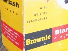 Kodak Brownie Starflash Camera, Box, Instructions, Strap, Untested, Shutter Good