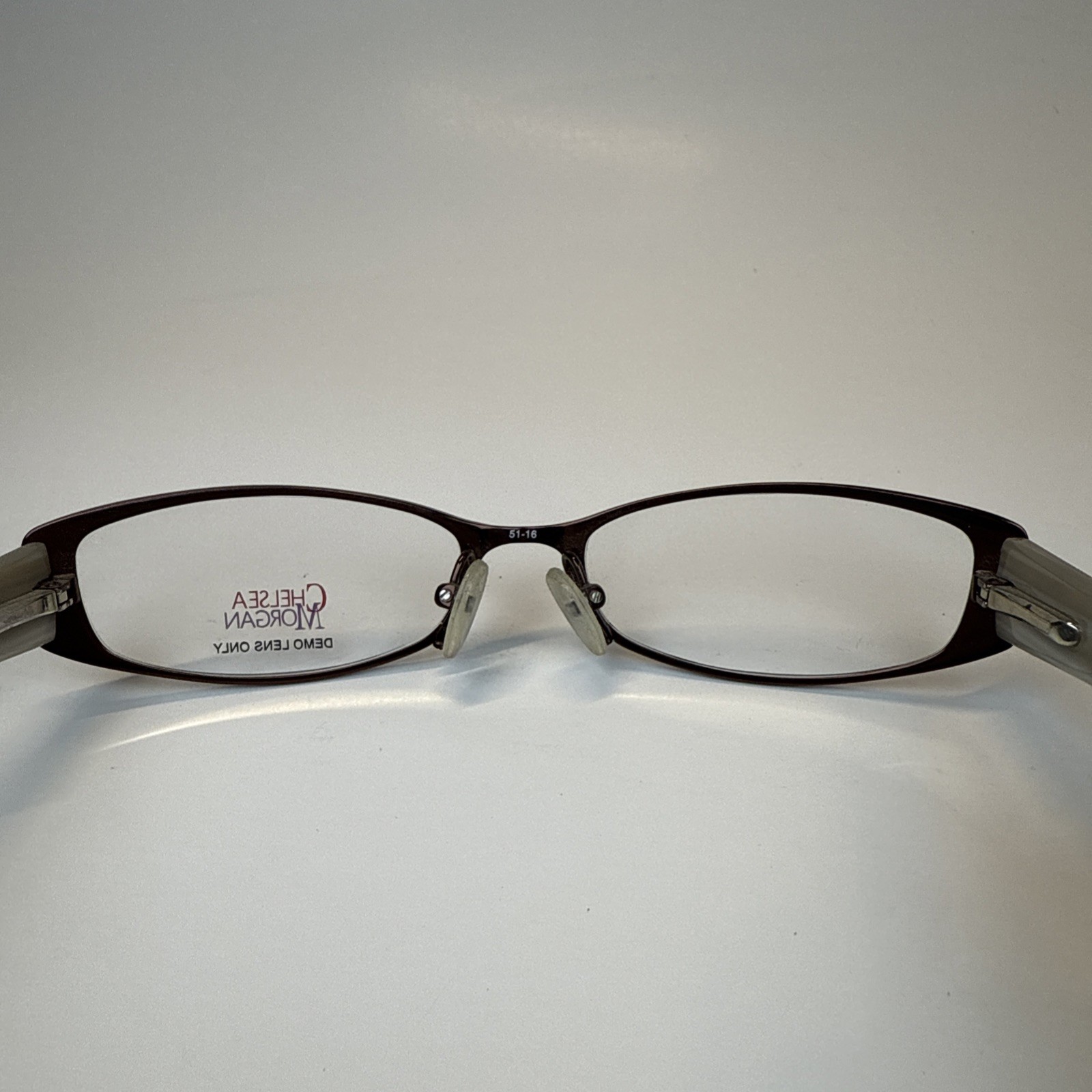 Chelsea Morgan CM823 Brown Eyeglasses Frame ONLY Women Full Rim 51-16-130