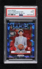 2024 Prizm Luck of the Lottery Blue Ice /125 Zaccharie Risacher PSA 9 MINT 0q21