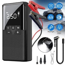 99800mAh Car Jump Starter with Air Compressor Battery Jumper Box Charger Booster