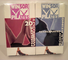 New Winsor Pilates Set 2 VHS Accelerated Body Sculpture  20 Minute Workout 2002