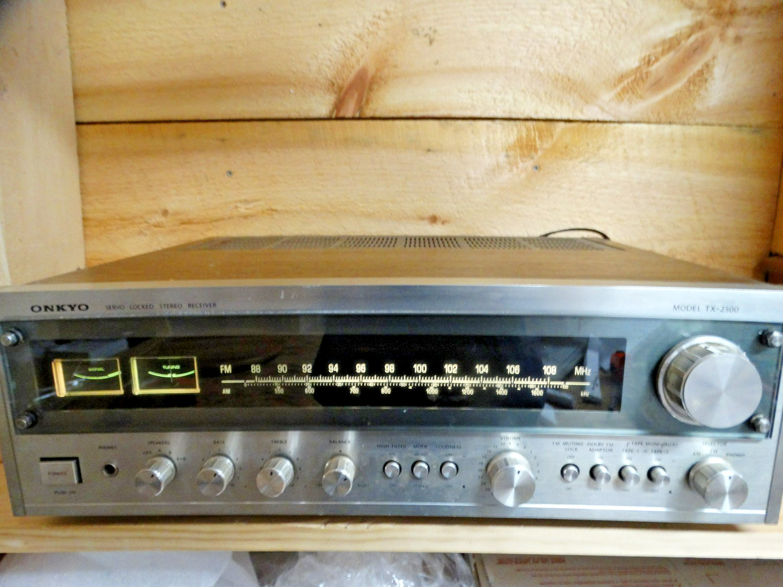 Onkyo TX-2500 vintage audio equipment - eBay listing photo 4