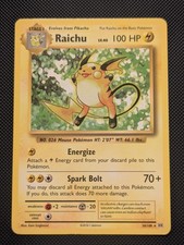 TCG Raichu #36/108 Rare, Pokemon Evolutions 