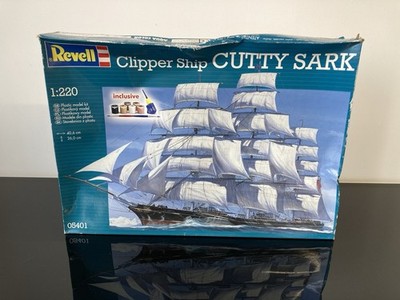 Revell 05401 Clipper Ship Cutty Sark 1:220 Plastik Modellbausatz - versiegelt unbenutzt