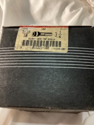 Brighton Best 5/16-18 x 3-1/4 Socket Head Cap Screw (Box of 100)