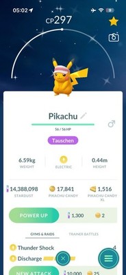 Pikachu Shiny Rosas Visor/ Hat - Pokémon Go