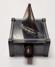 Vintage 1930s Dunhill Silent Flame Black Table Lighter | Sold As Is | RARE |