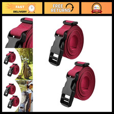 2PCS Adjustable Golf Cart Straps with Quick Release Buckle - Trolley Bag Retaine