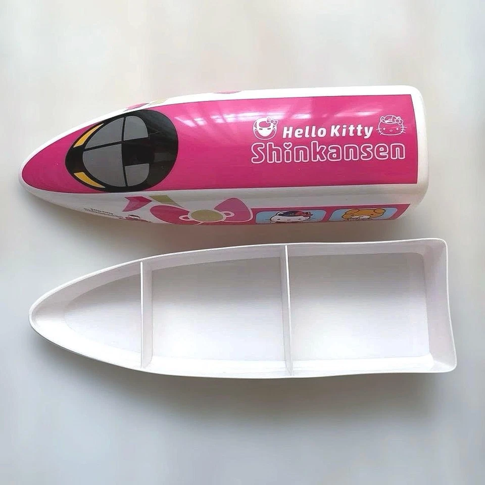 Hello Kitty Shinkansen Bento Box Kids Partition Used - Image 3 of 4