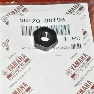 YAMAHA 350 BANSHEE SHIFT SHAFT SPRING SCREW HEXAGON NUT 90170-08193-00, 87-12