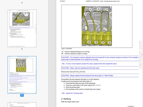 Citroen Jumper 2007-2014  (Fiat Ducato - Peugeot Boxer) manuale riparazione cd - Foto 5 di 7