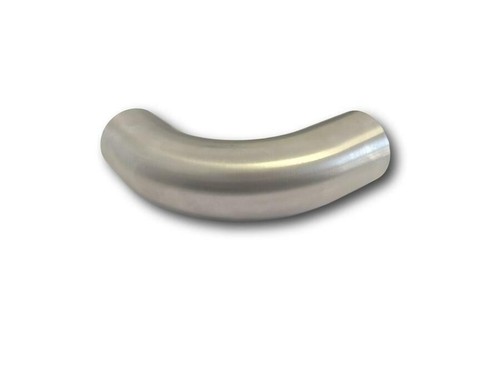 EXHAUST PIPE MANDREL BEND STAINLESS STEEL (304) 3" 90 DEGREE SHORT LEG - Picture 4 of 8