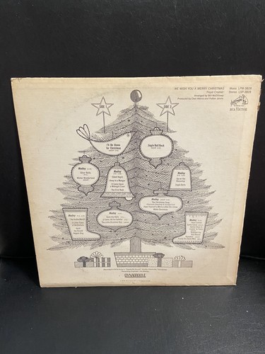FLOYD CRAMER - We Wish You A Merry Christmas - LP RCA 1967 Holiday Vintage - Picture 2 of 6