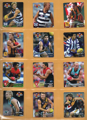 2006 AFL SMITHS CRISPS [HOT SHOTS TAZO SERIES] BULK MENU LOT - COMPLETE YOUR SET